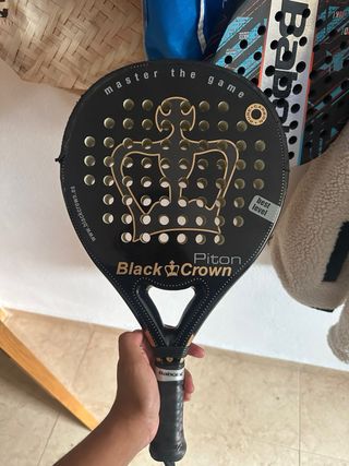 Pala de pádel Black Crown Piton