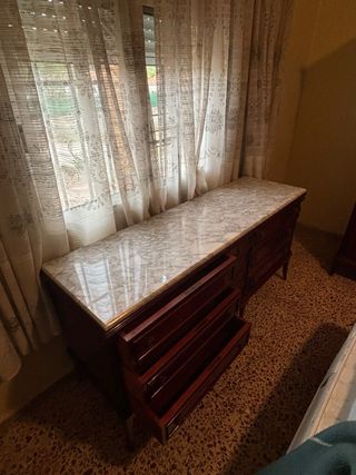 Cómoda Vintage Mármol y Madera