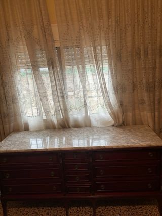 Cómoda Vintage Mármol y Madera