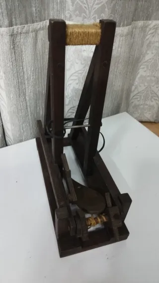 Macchina Leonardo da Vinci Catapulta Vintage