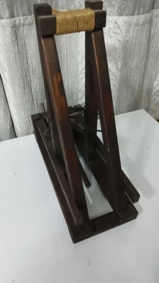 Macchina Leonardo da Vinci Catapulta Vintage