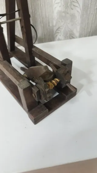 Macchina Leonardo da Vinci Catapulta Vintage