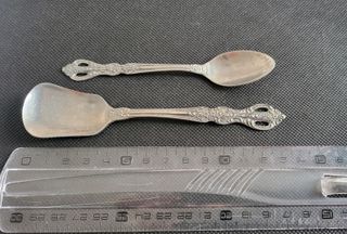 Juego de 2 cucharas antiguas MUY RARA S