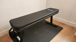 Banco de musculación pesas negro