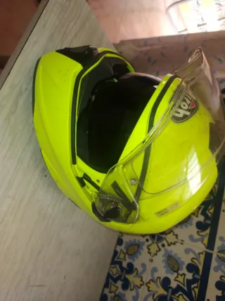 Viceras Casco Airoh Amarillo Neón