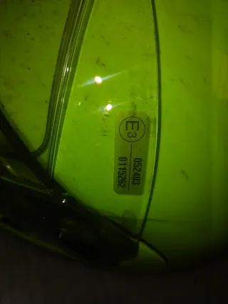 Viceras Casco Airoh Amarillo Neón