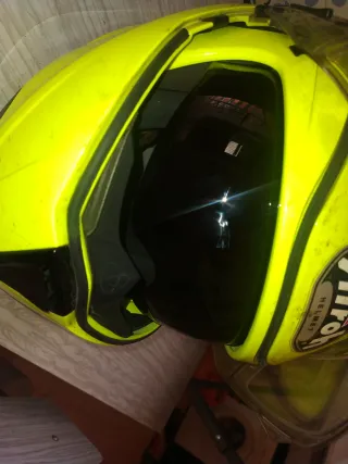 Viceras Casco Airoh Amarillo Neón