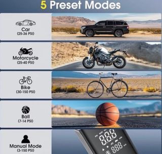 Compresor Aire Portátil 150PSI SIN ABRIR