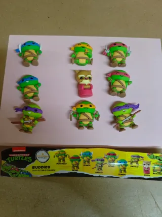 Collezione completa Ninja Turtles Buddies