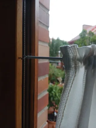 Cortina de cocina de tela