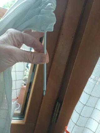 Cortina de cocina de tela