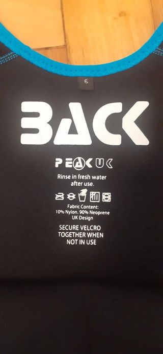 Neopreno Kayak/Piragüismo Niño Peak UK T6