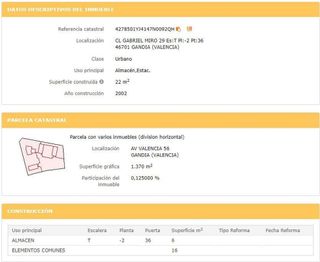 Trastero en venta en Centro en Gandia