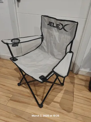 Silla Camping plegable con Reposabrazos - Nueva