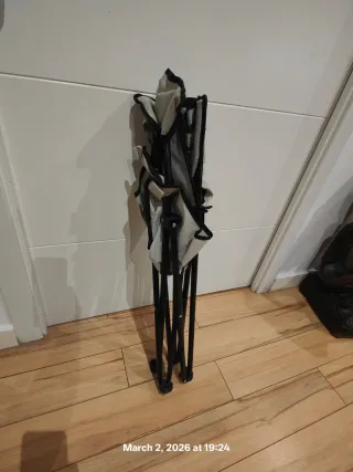 Silla Camping plegable con Reposabrazos - Nueva