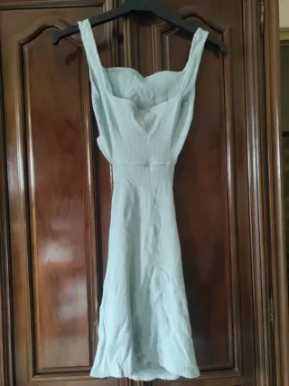 Vestido Rosalía verde talla única