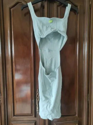 Vestido Rosalía verde talla única