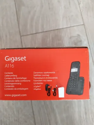 Teléfono Gigaset A116 Negro