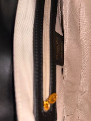Bolso Dior Saddle Monograma Negro Dorado