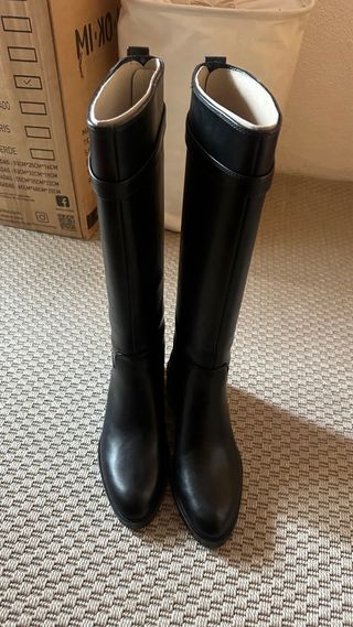 Botas altas Zara tipo monta/equitación