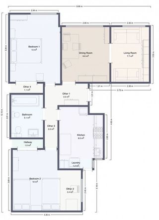Piso en venta en La Seca - Los Salgueriños en Pontevedra