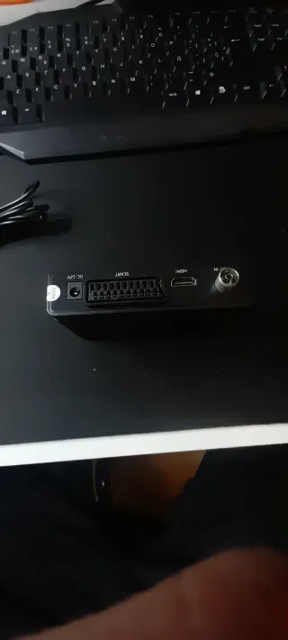 Engel Receptor DVB-T2 Grabador Negro