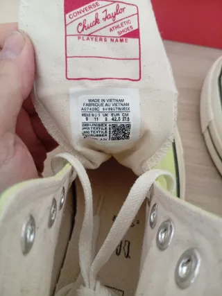 Converse All Star Verdi Tg 42.5 Nuove