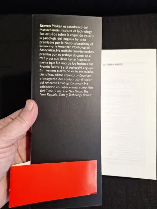Steven Pinker. La tabla rasa