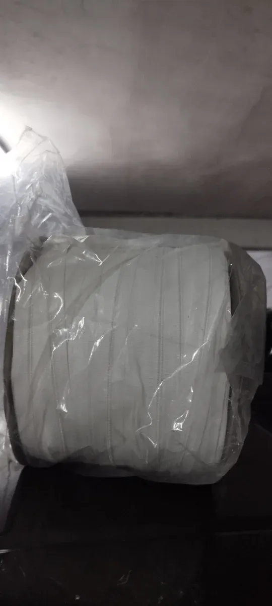 Rollo cremallera 300m blanco