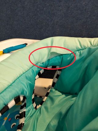 Baby Einstein, Asiento para el piso 2 en 1 Sea of Support, con bandeja desmontable y juguetes