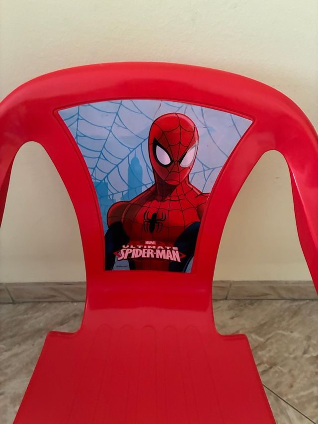Conjunto Mesa y Silla Infantil Spider-Man