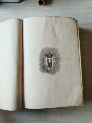 Libro antiguo Isabel II