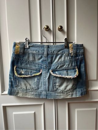 Minifalda Zara TRF Vaquera