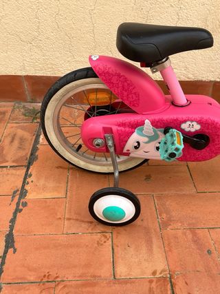 Bicicleta infantil rosa Btwin