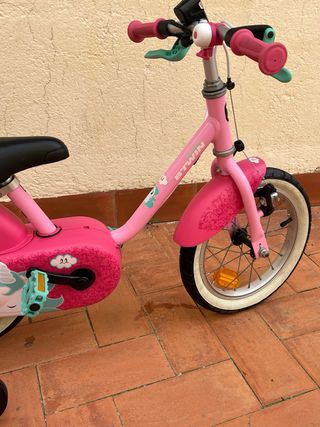 Bicicleta infantil rosa Btwin