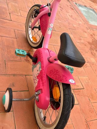 Bicicleta infantil rosa Btwin