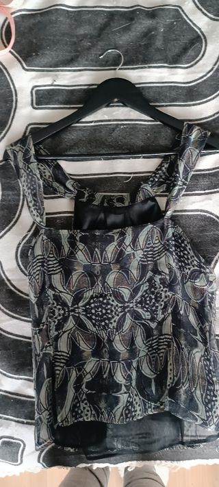 Top Roberto Verino Seda Estampado Talla 40