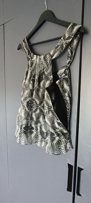 Top Roberto Verino Seda Estampado Talla 40