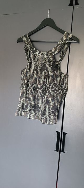 Top Roberto Verino Seda Estampado Talla 40