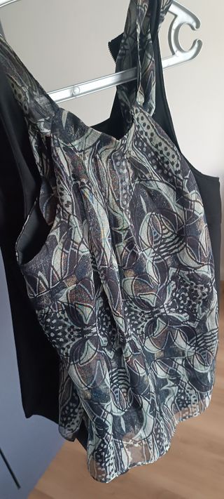 Top Roberto Verino Seda Estampado Talla 40