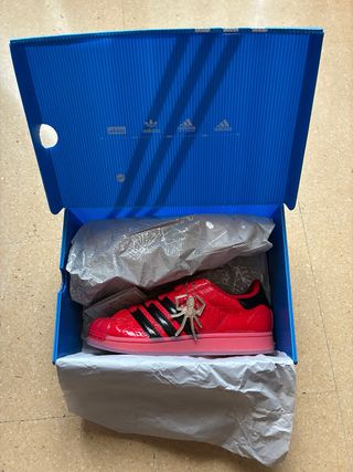 Adidas Superstar Sp5der Rojo Negro