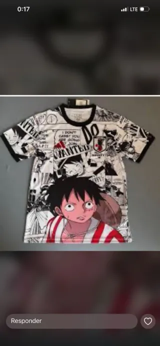 Camiseta Anime venta sólo en persona