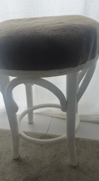 Taburete Thonet Boucle Camel 35x50CM