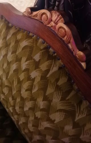 Coppia di poltroncine verdi vintage in ottimo stato