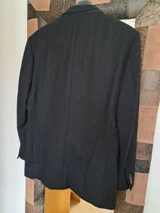 Traje lana cachemira gris