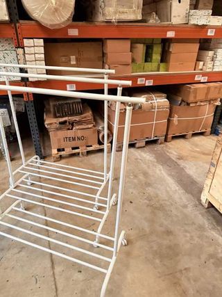 LOTE 3 BURROS METALICOS CON RUEDAS