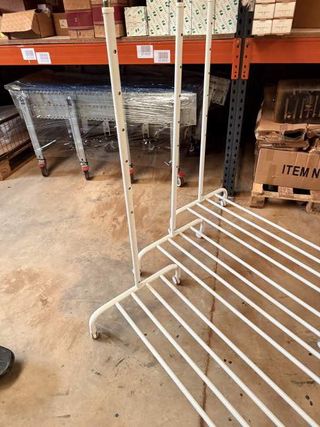 LOTE 3 BURROS METALICOS CON RUEDAS