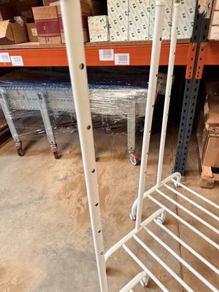 LOTE 3 BURROS METALICOS CON RUEDAS