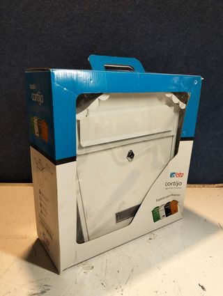 Buzón Exterior BTV Cortijo de Acero 37×36×13 cm – Blanco