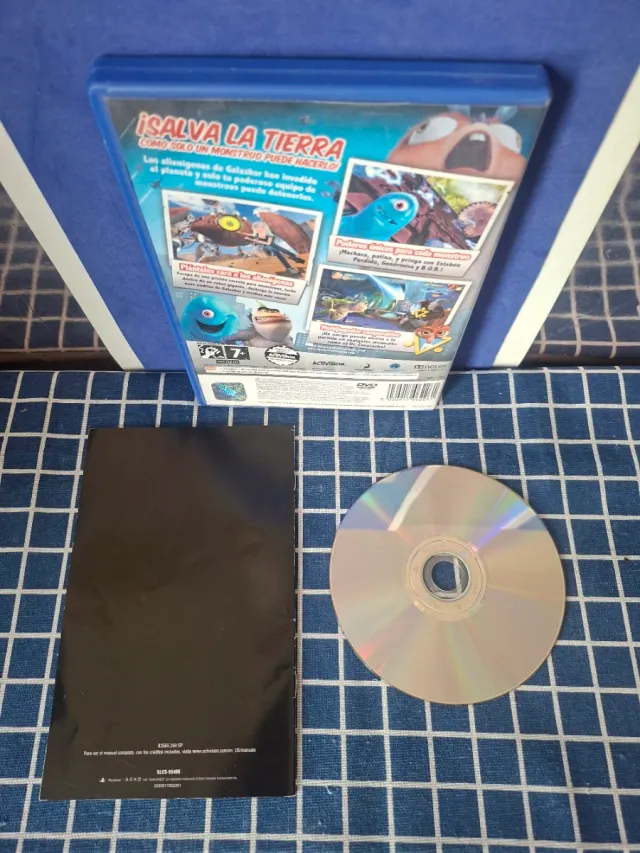 PS2 MONSTRUOS CONTRA ALIENÍGENAS ORIGINAL COMPLETO